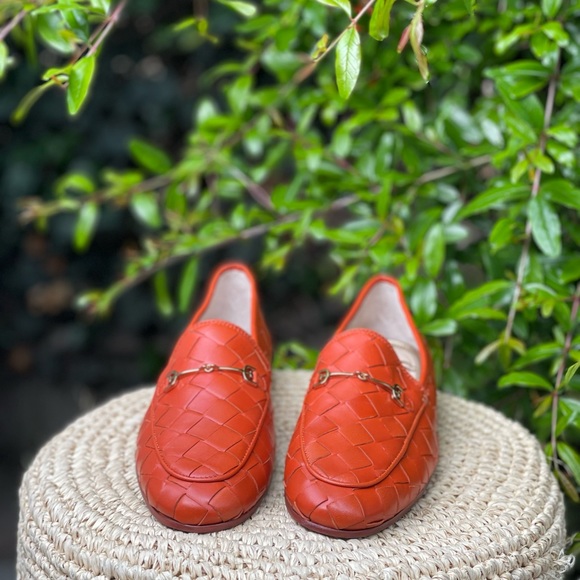 Loraine Woven Loafer (Women) SAM EDELMAN Canyon Orange size 10 new no box - Picture 12 of 16